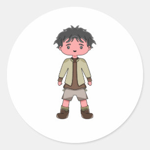 adesivos de personagens de desenhos animados