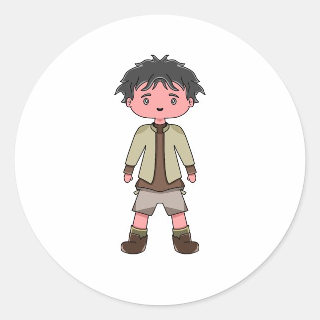adesivos de personagens de desenhos animados (Frente)