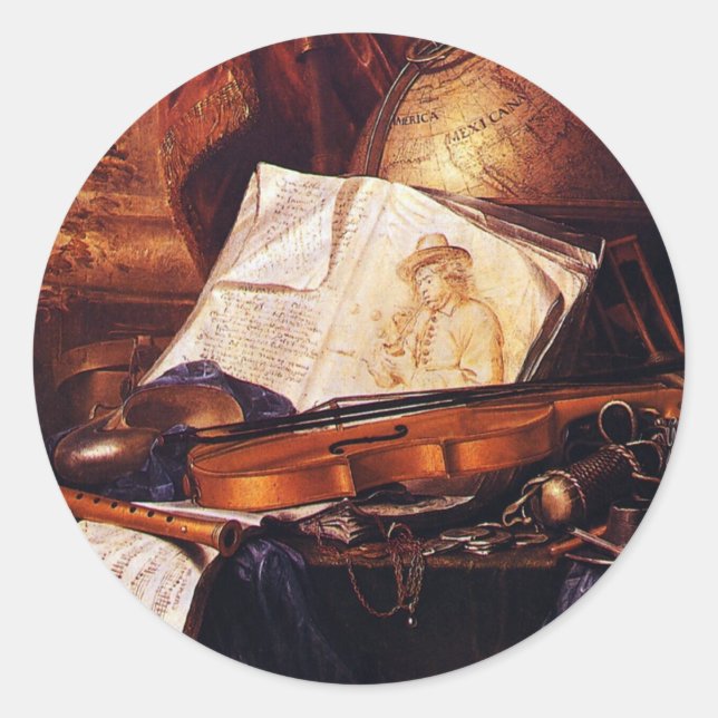 Adesivos de pintura de instrumentos musicais (Frente)