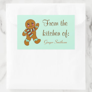 Adesivos de Presente de Cozinha de Natal Personali