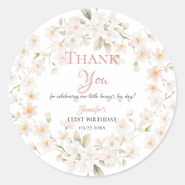 Adesivos de Primeiro Aniversário Some Bunny