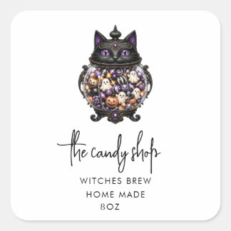 Adesivos de produtos de Halloween vibrantes