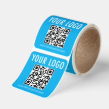 Adesivos de QR Code de Voluntários com Logotipo Pe