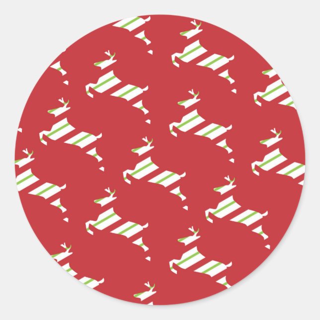 adesivos de renas de natal (Frente)