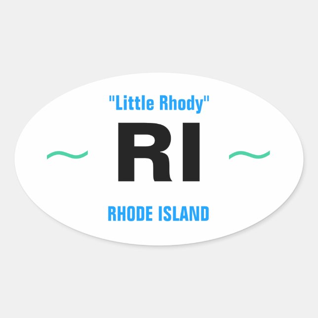 Adesivos de RHODE ISLAND (4) (Frente)