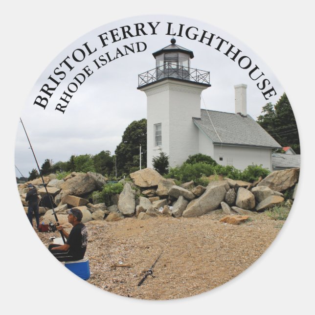 Adesivos de Rhode Island de Farry Bristol (Frente)