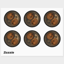 Adesivos de Rhodesian Ridgeback Yin‑Yang Celta