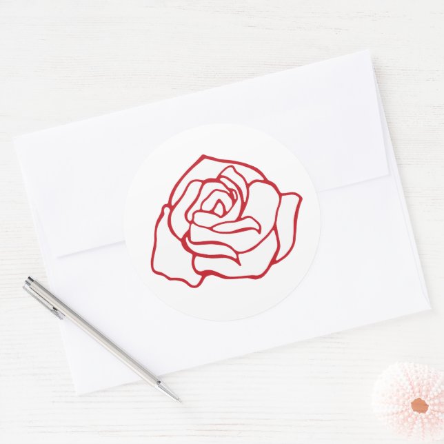 Adesivos de Rosa (Envelope)