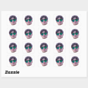 Adesivos de Rosto Personalizados, Adesivos Persona