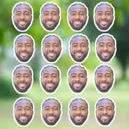 Adesivos de Rosto Personalizados Foto do Rosto