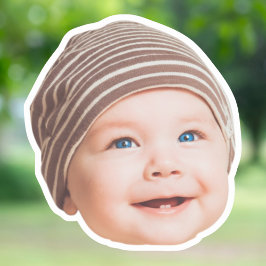 Adesivos de Rosto Personalizados Foto do Rosto