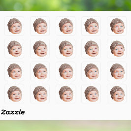 Adesivos de Rosto Personalizados Foto do Rosto