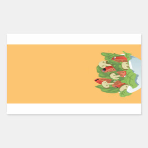 Adesivos de salada para produtos alimentícios