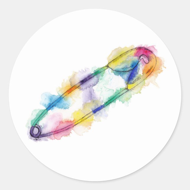 Adesivos de segurança do arco-íris (Frente)