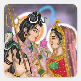 Adesivos de Shiva Parvati