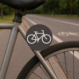 Adesivos de Símbolo de Bicicleta Preto e Branco