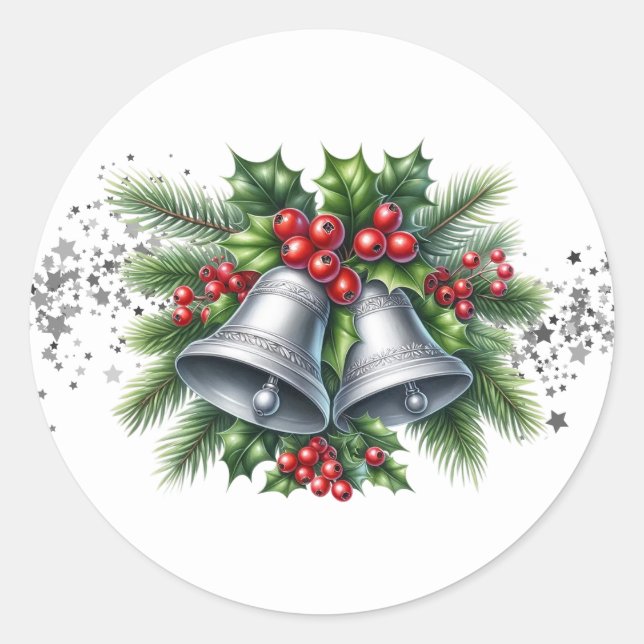 Adesivos de Sininhos de Natal (Frente)