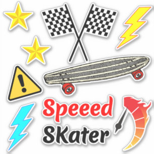 Adesivos de Skate Antigo (Designs Estéticos)