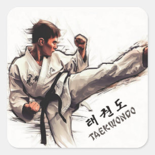 Adesivos de Taekwondo