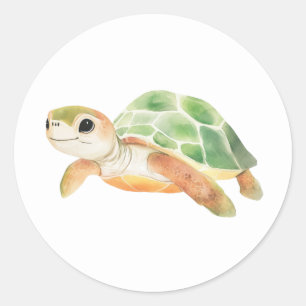 Adesivos de Tartaruga Fofa