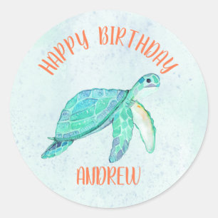 Adesivos de Tartarugas  Tema da Festa de aniversá