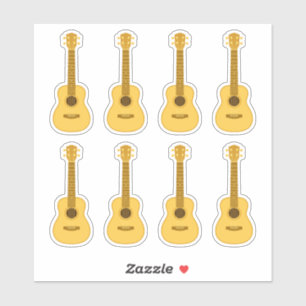 Adesivos de Ukulele Fofos