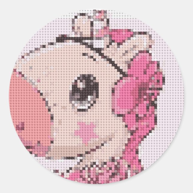 Adesivos de Unicórnio Blossom Belle  (Frente)
