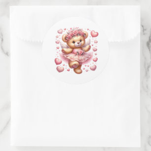 Adesivos de Ursinho de São Valentão