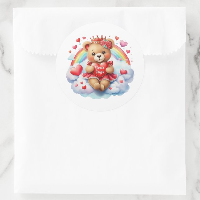Adesivos de Ursinho de São Valentão (Bolsa)