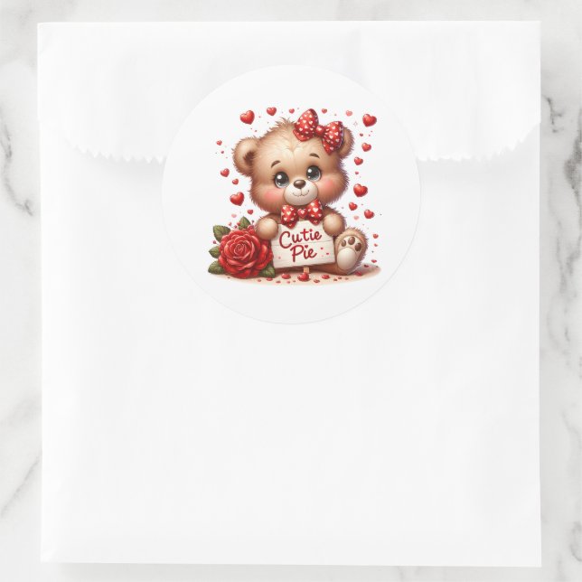 Adesivos de Ursinho de São Valentim (Bolsa)