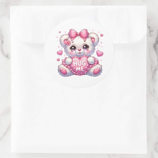 Adesivos de Ursinho de São Valentim (Bolsa)