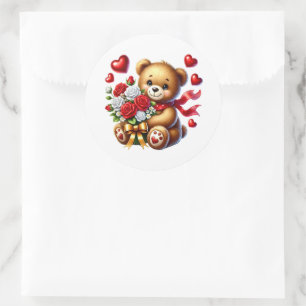 Adesivos de Ursinho de Valentino