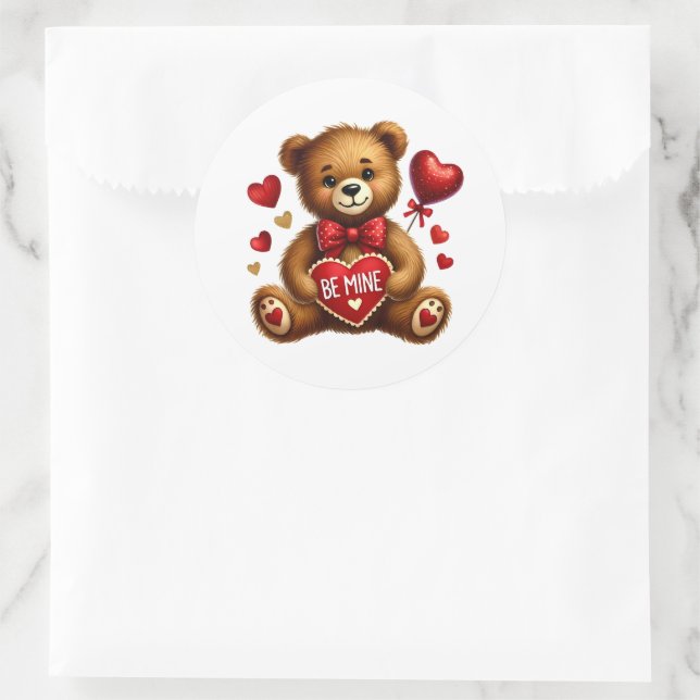 Adesivos de Ursinho de Valentino (Bolsa)