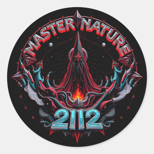 Adesivos de Viagem Espacial Master Nature 2112 (Frente)