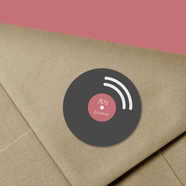 Adesivos de vinil (Vinyl Record Stickers)