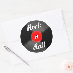 Adesivos de Vinil de Rock Retro