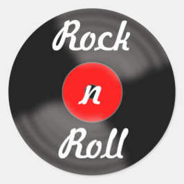 Adesivos de Vinil de Rock Retro