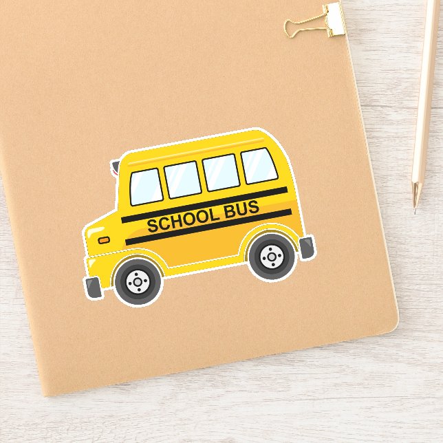 Adesivos de Vinil para Ônibus escolar (Notebook)