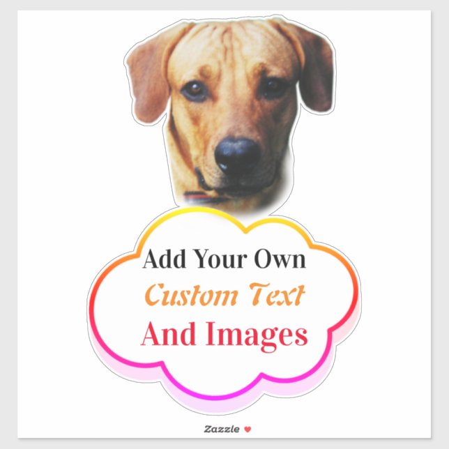 Adesivos de vinil personalizados para cães para ca (Folha)