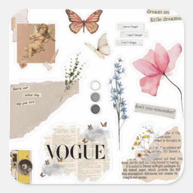 adesivos de vintagem (Frente)