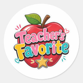 Adesivos de Volta às Aulas | Favorito do Professor