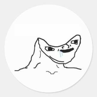 Adesivos de wojak idiotas