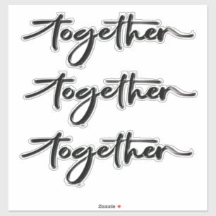 Adesivos Desenhados Juntos