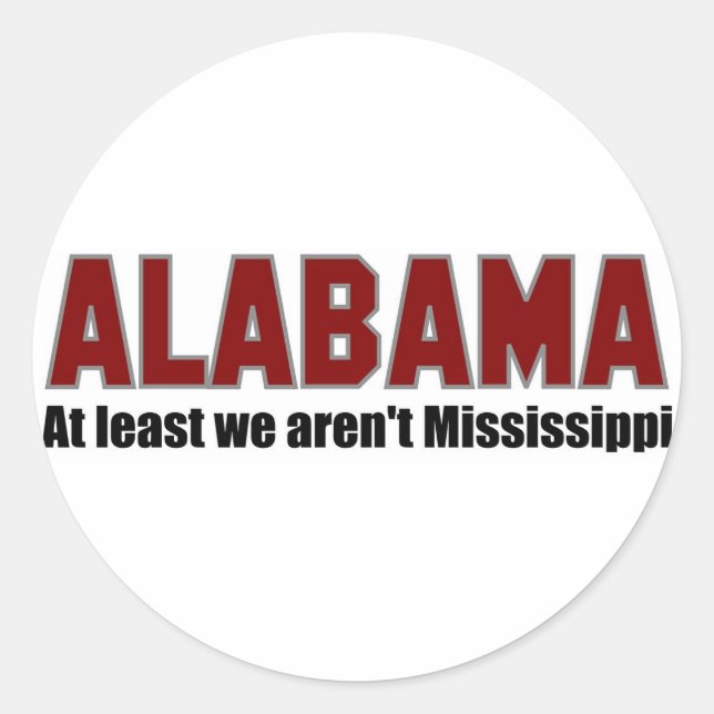 Adesivos do Alabama (Frente)