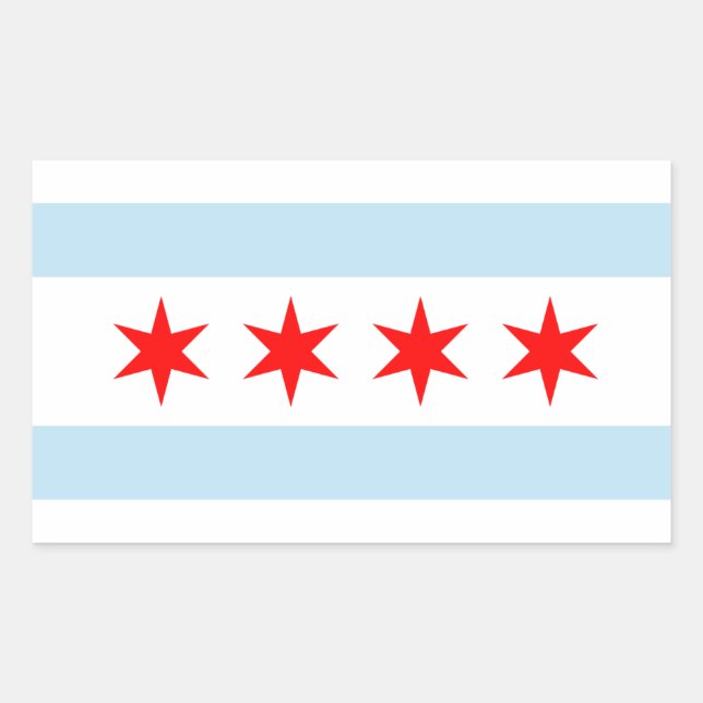 Adesivos do Brasão de Chicago (Frente)