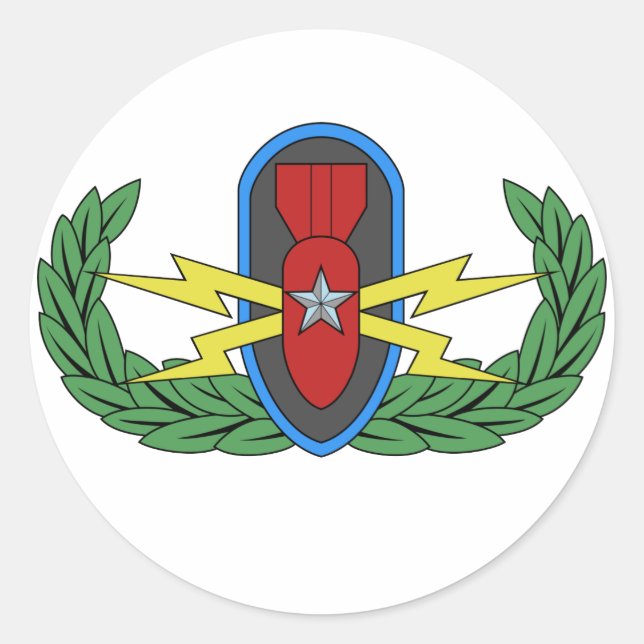 Adesivos do Crachá do Mais velho EOD (Frente)