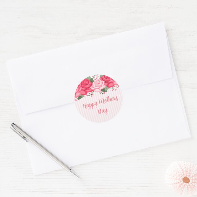 Adesivos do Dia das Mães Feliz (Envelope)