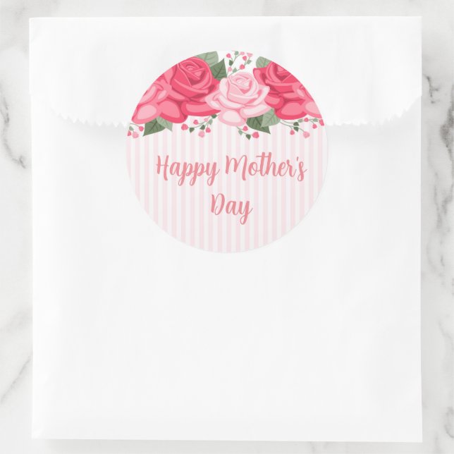 Adesivos do Dia das Mães Feliz (Bolsa)