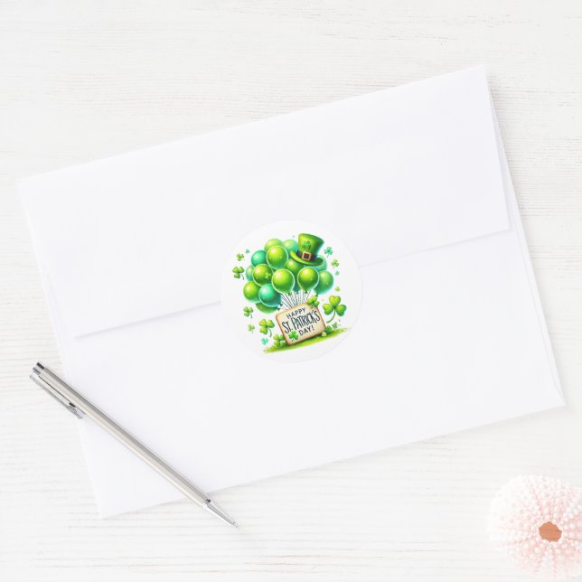 Adesivos do Dia de São Patrício (Envelope)