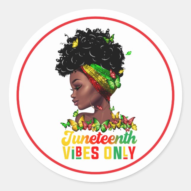 Adesivos do Juneteenth (Frente)